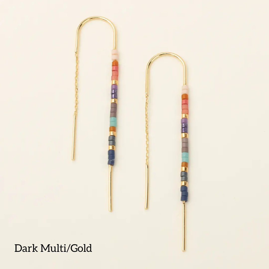 Chromacolor Miyuki Thread Earring