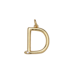 Large Letter with Diamond Accent