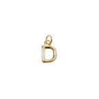 Gold Letter Charm Collection