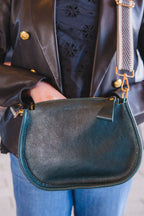 The Willa Leather Crossbody Saddlebag