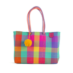 Fiesta Recycled Plastic Beach Woven Super Tote
