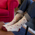 Socks that Give Books (Beige Books and Wine)