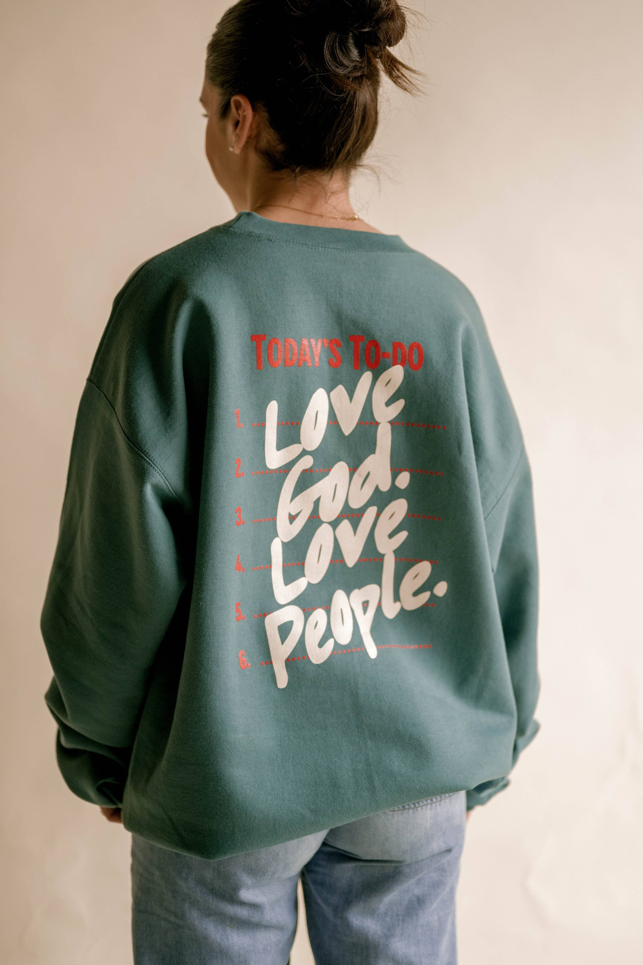 Love God Love People Pullover