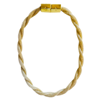 Twisted Mesh Necklace Gold