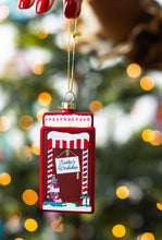 Santa's Workshop Matchbook Ornament