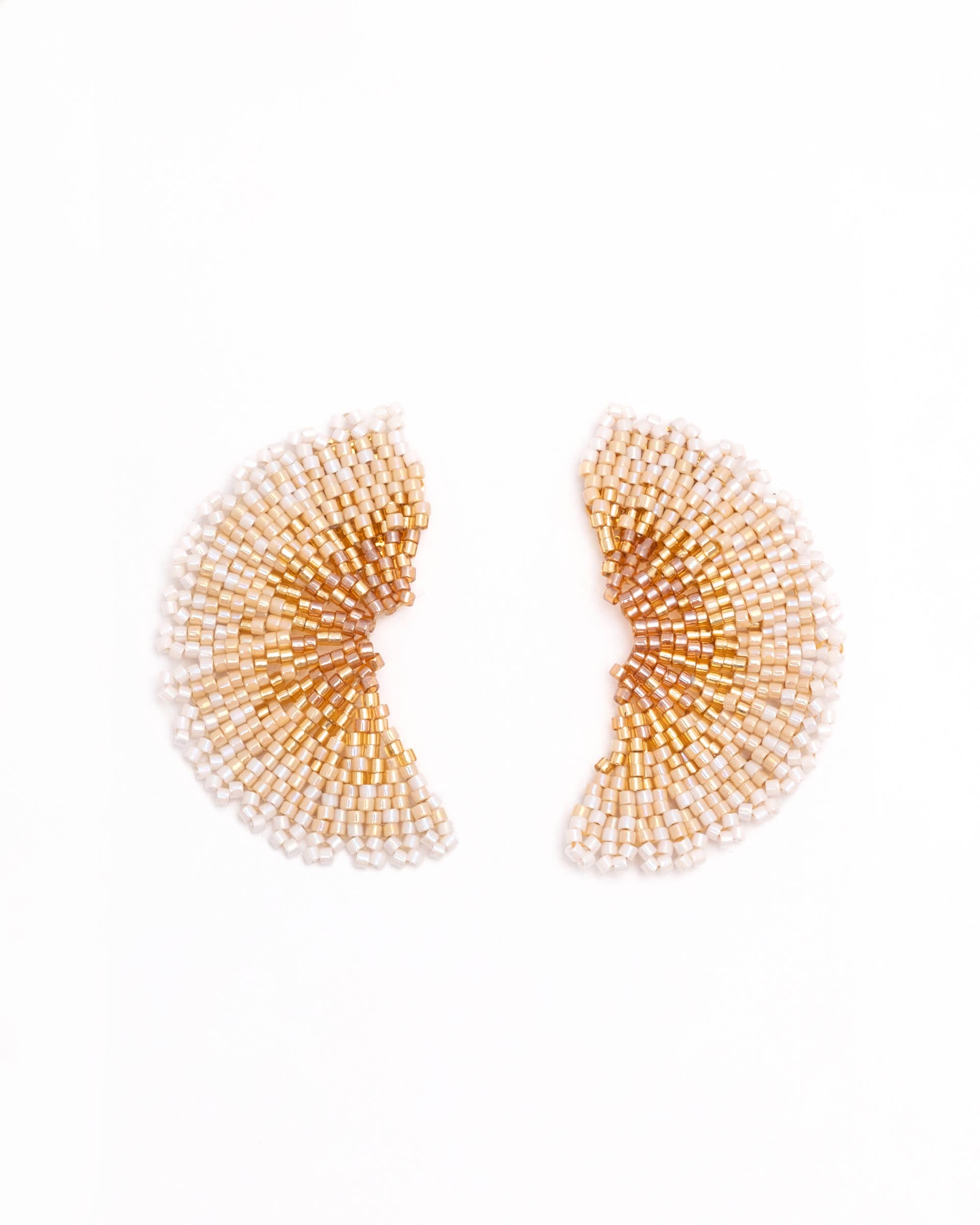 Ginkgo Leaf Stud Earrings