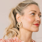 Gold Wreath Earrings