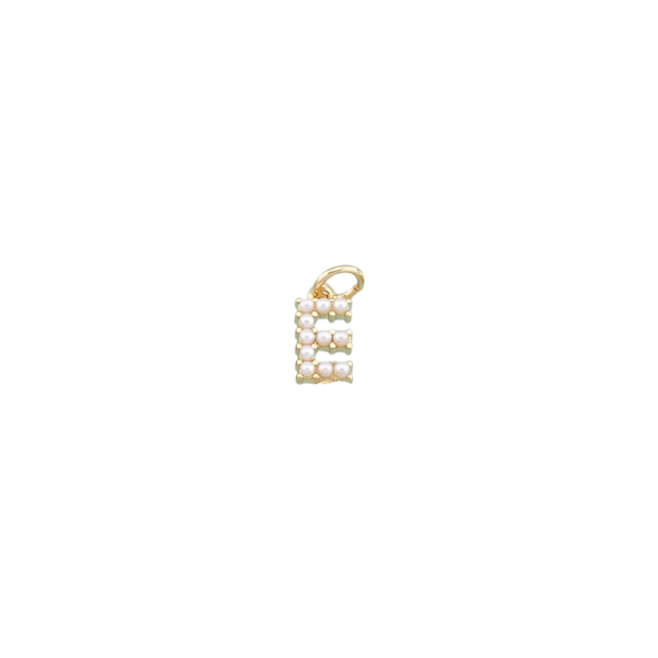 Pearl Letter Charm Collection