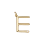 Large Letter with Diamond Accent