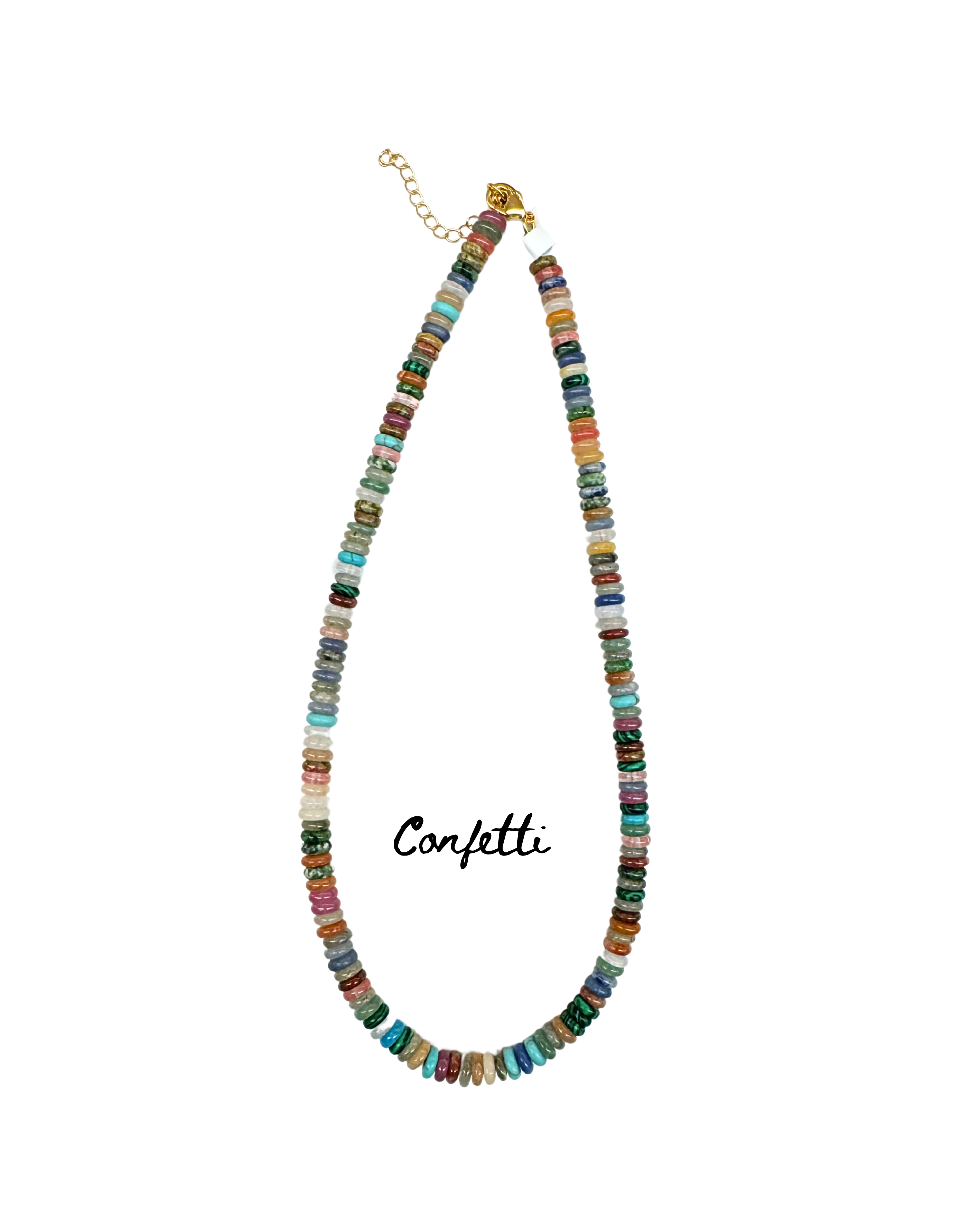 Disc Beaded Necklaces
