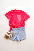 Count It All Joy Tee | Cherry Red