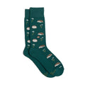 Protect Pollinators Socks - Green Headgehogs