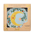 Jewelry Dish & Stud Earring Set - Flower Moon/Blue