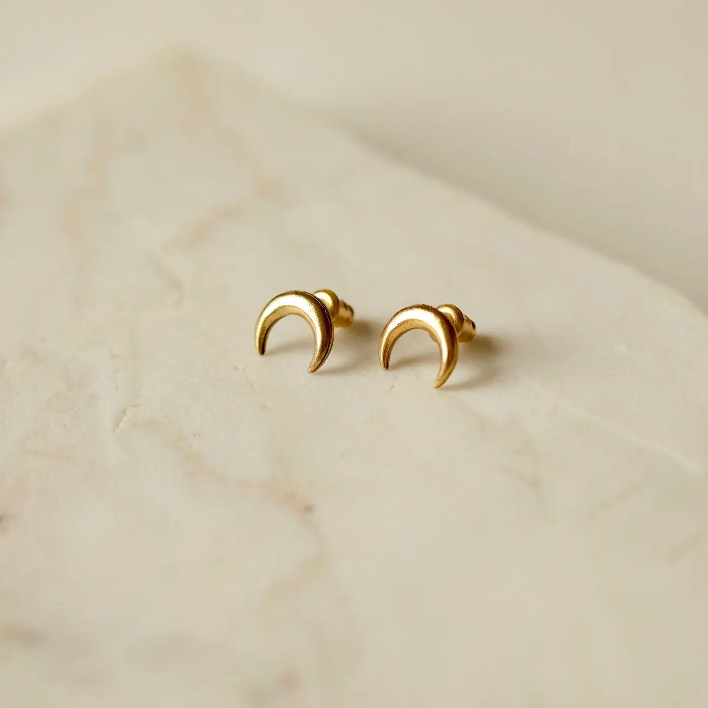 Large Crescent Stud
