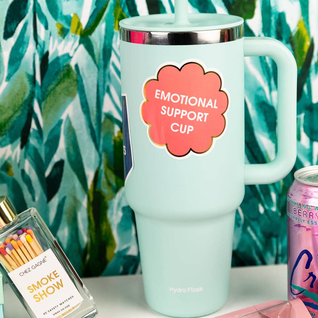 Emotional Support Cup Sticker