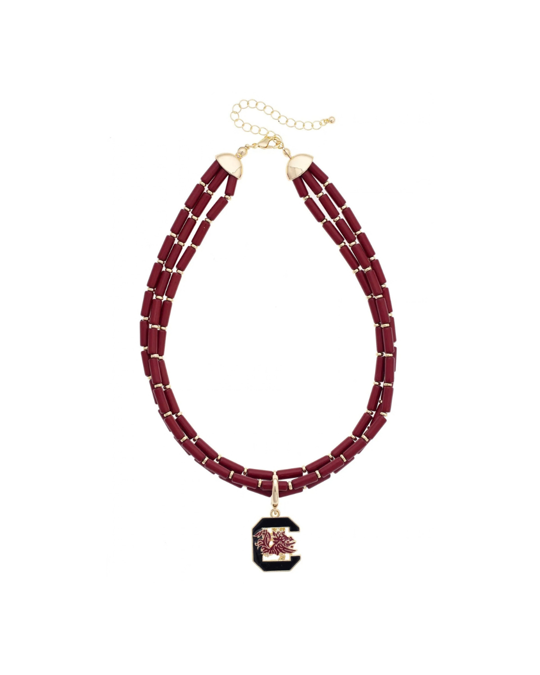 South Carolina Multi-Strand Beaded Necklace