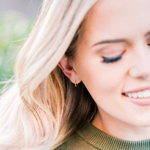 Endless Huggie Hoop Earrings