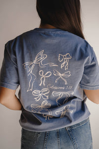 He Holds All Together Tee - Blue