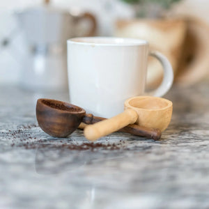 Hand Carved Wooden Spoon- Gentry Coffee Scoop