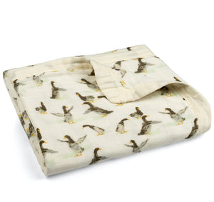 Duck Big Lovey Muslin Blanket