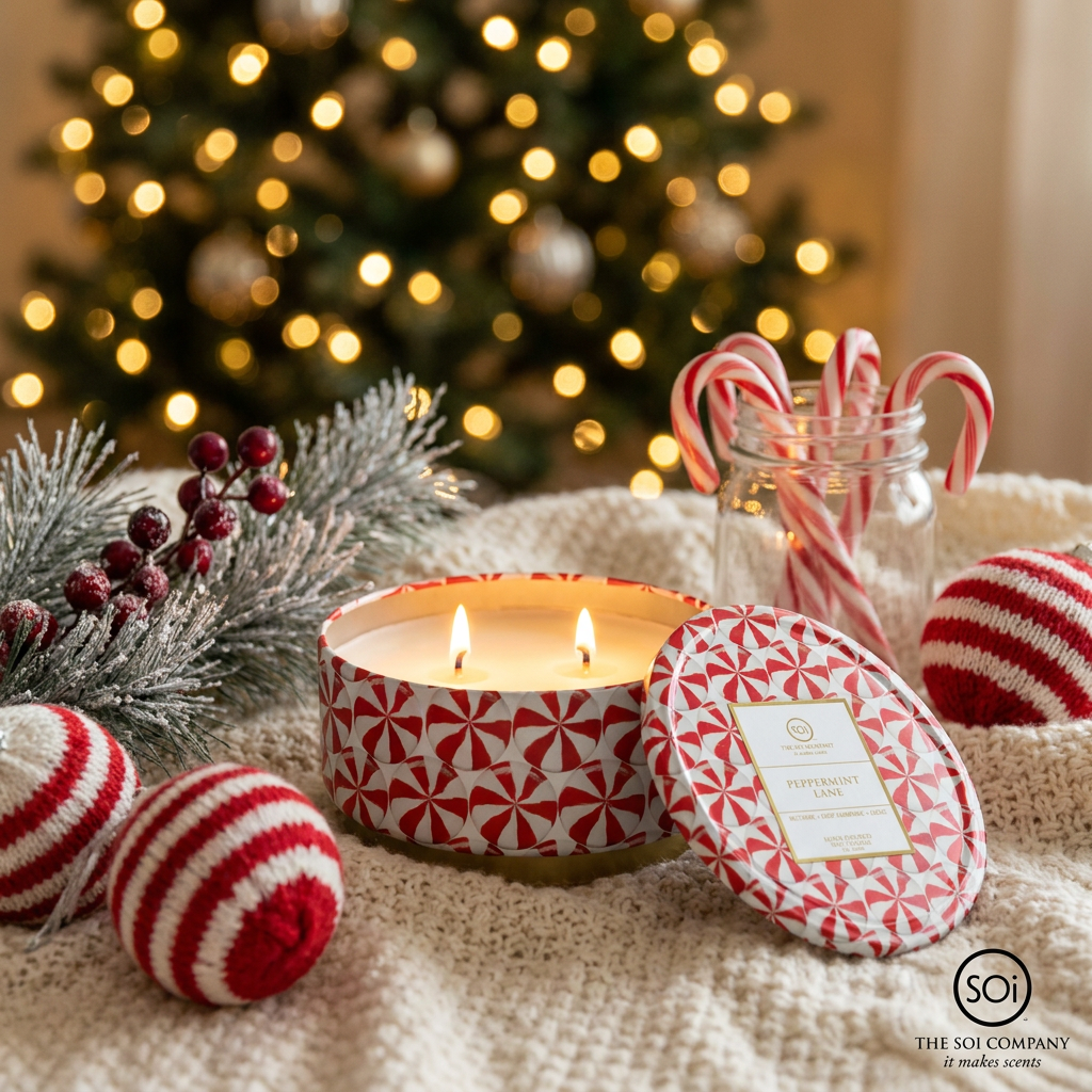 Peppermint Lane Luxe 12oz Candle