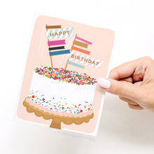 Birthday Sprinkle Cake Greeting Card