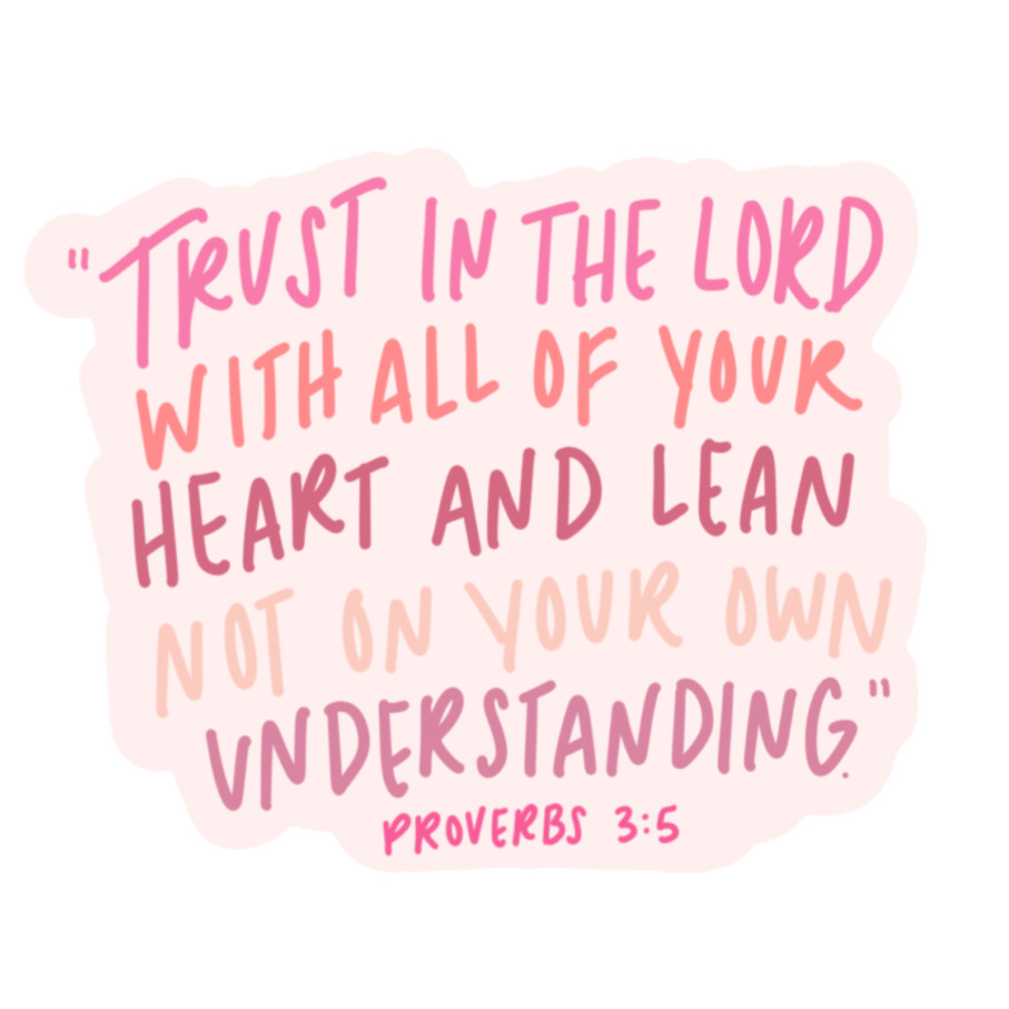Proverbs 3:5 Sticker 