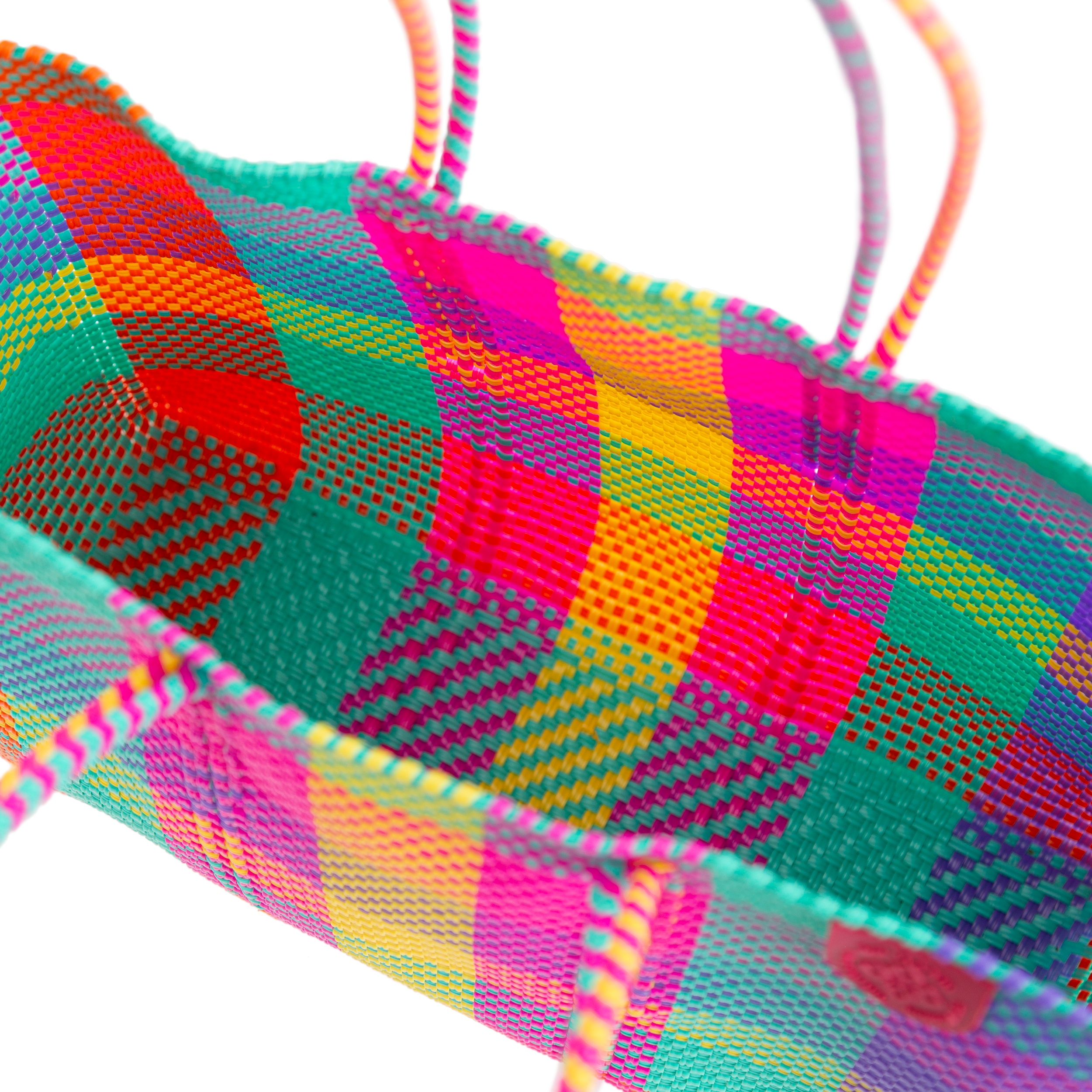 Fiesta Recycled Plastic Beach Woven Super Tote