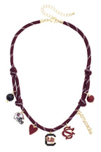 South Carolina Paracord Charm Necklace
