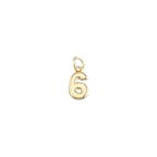 Bubble Number Charms