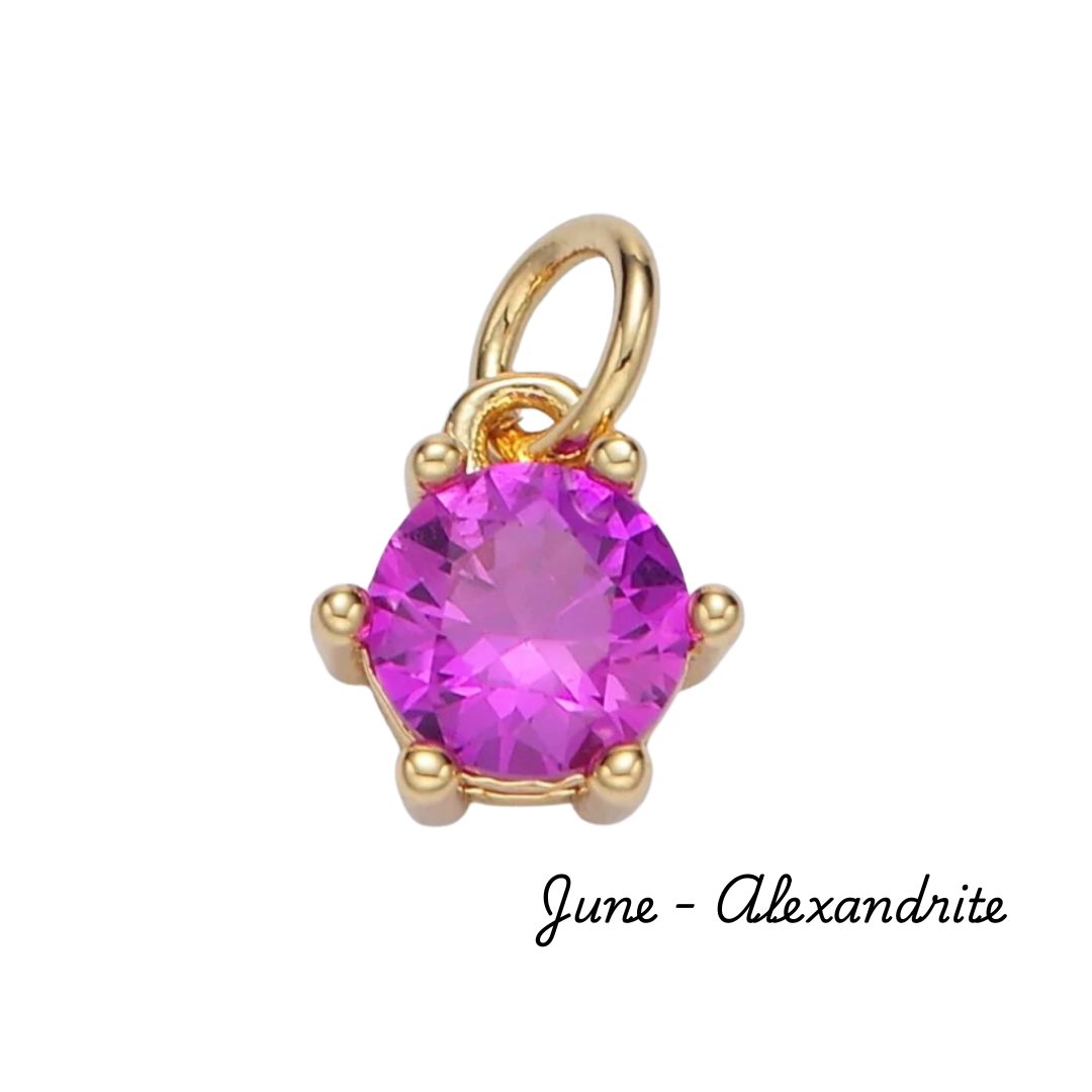 Gem Birthstone Charm Collection