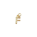 Gold Letter Charm Collection