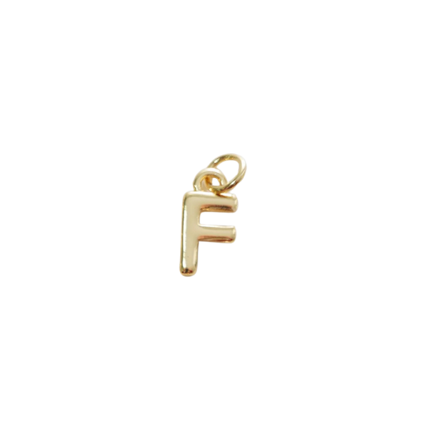 Gold Letter Charm Collection