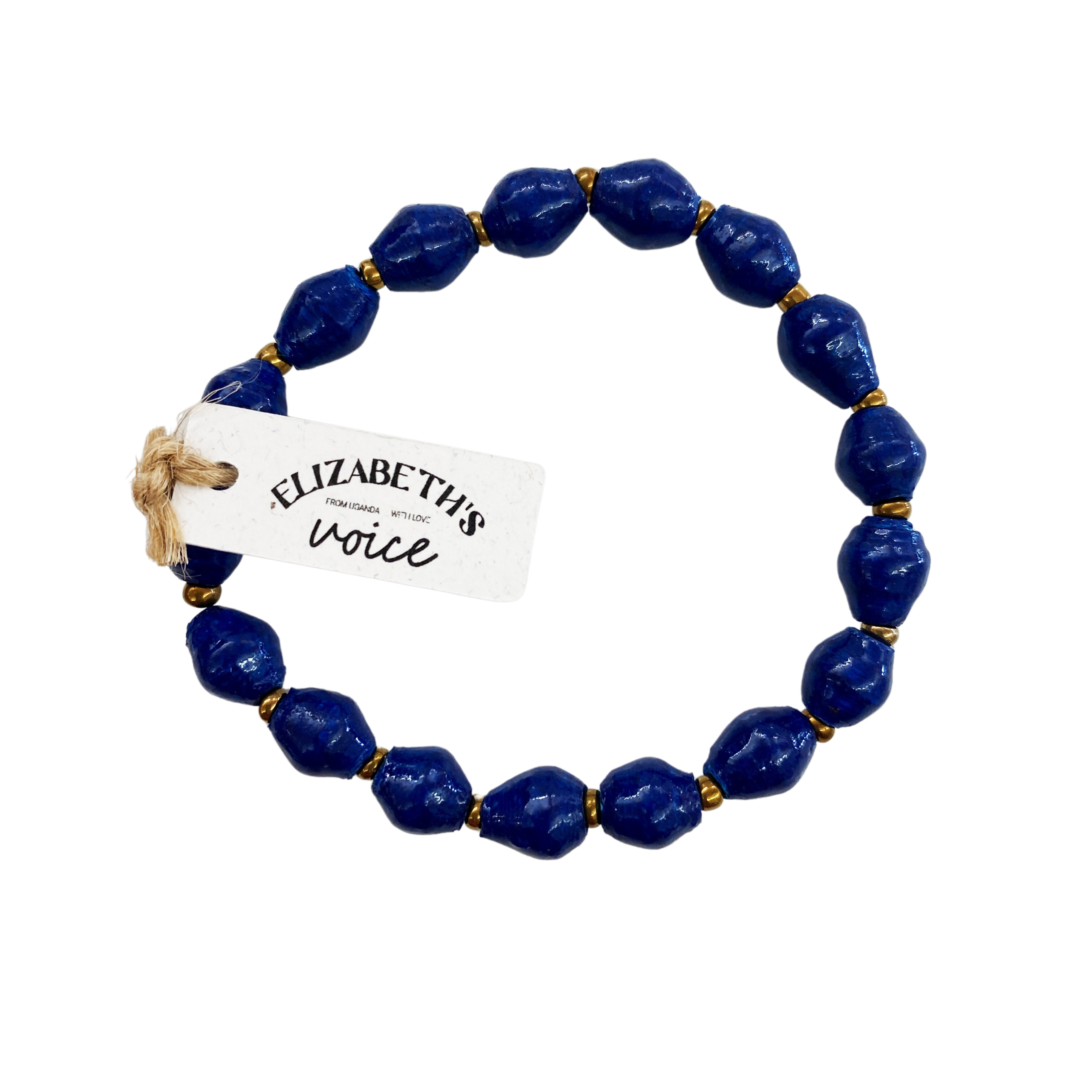 Single Paper Bead Bracelet