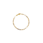 Olivia Short Linked Paperclip Bracelet