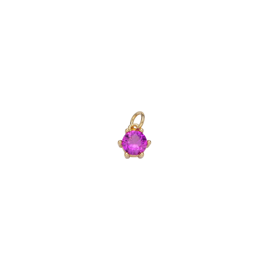 Gem Birthstone Charm Collection