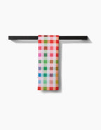 Woven Spring Plaid Tea Towel