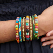 Towering Kantha Wrap Bracelet