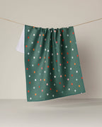 Moss Tile Shuffle Tea Towel