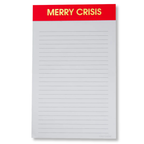Merry Crisis | Holiday Lined Notepad