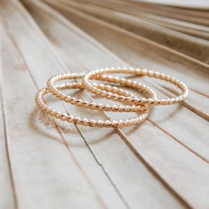 Twisted Stacking Ring