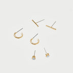 Scarlett Stud Trio - Gold