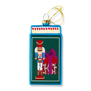 Nutcracker Matchbook Ornament