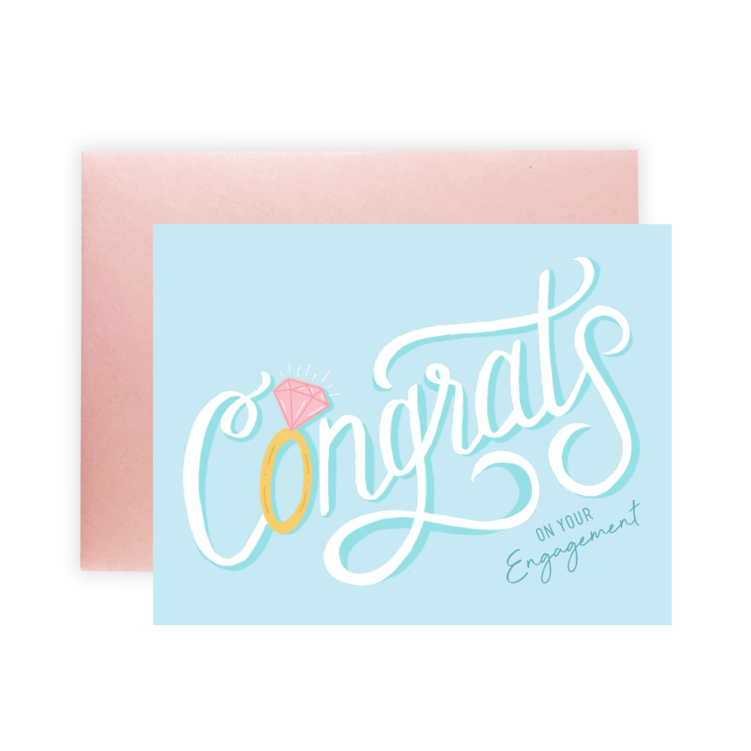 Congratulations on Your Engagement Greeting Card