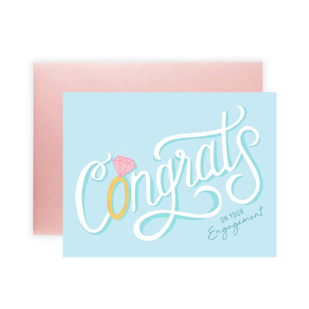 Congratulations on Your Engagement Greeting Card
