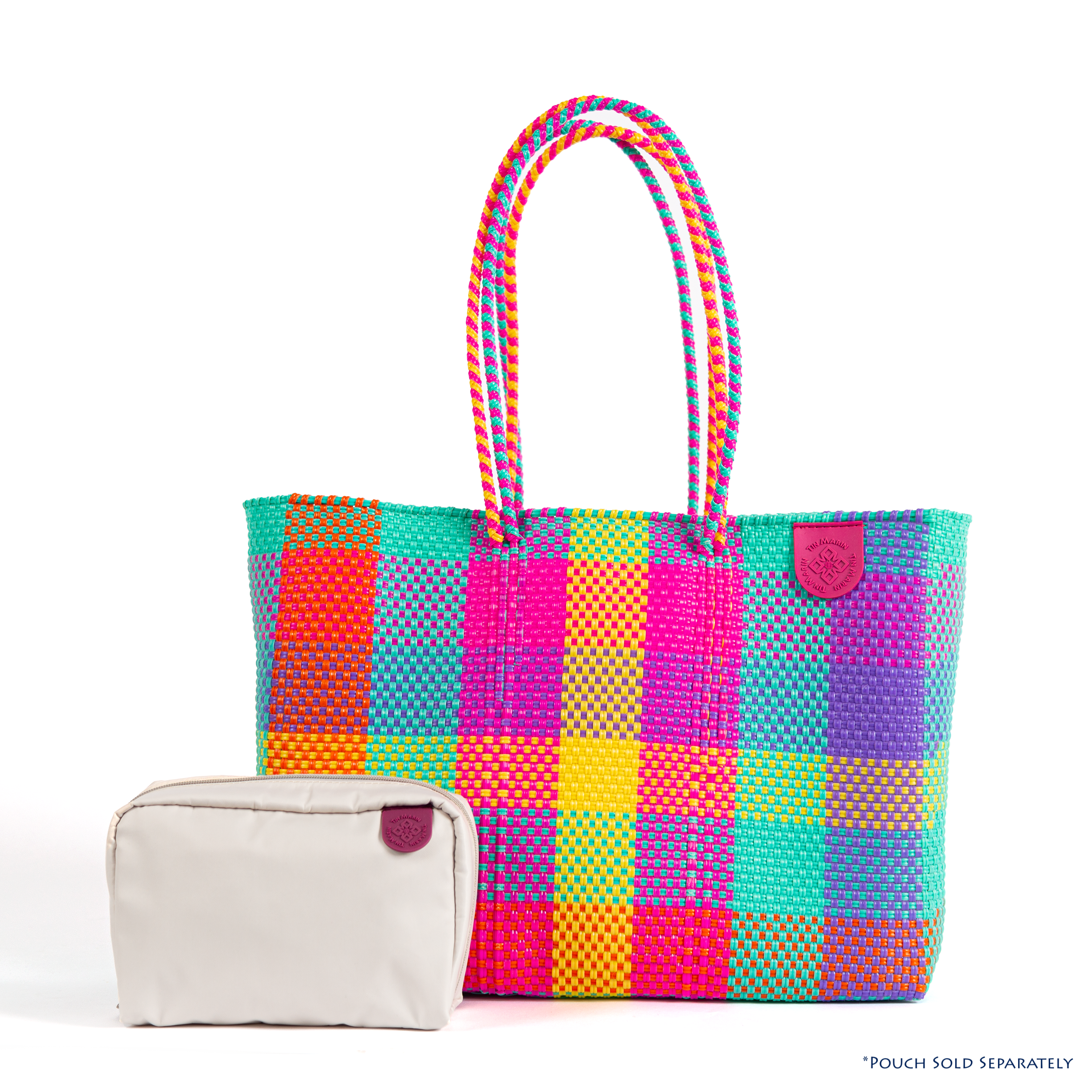Fiesta Recycled Plastic Beach Woven Super Tote