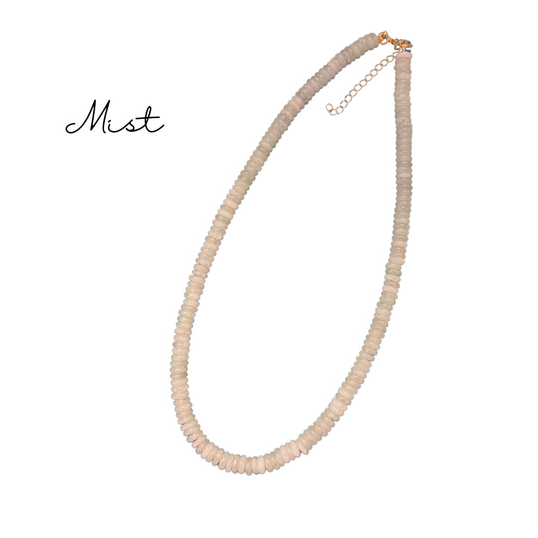 Disc Beaded Necklaces