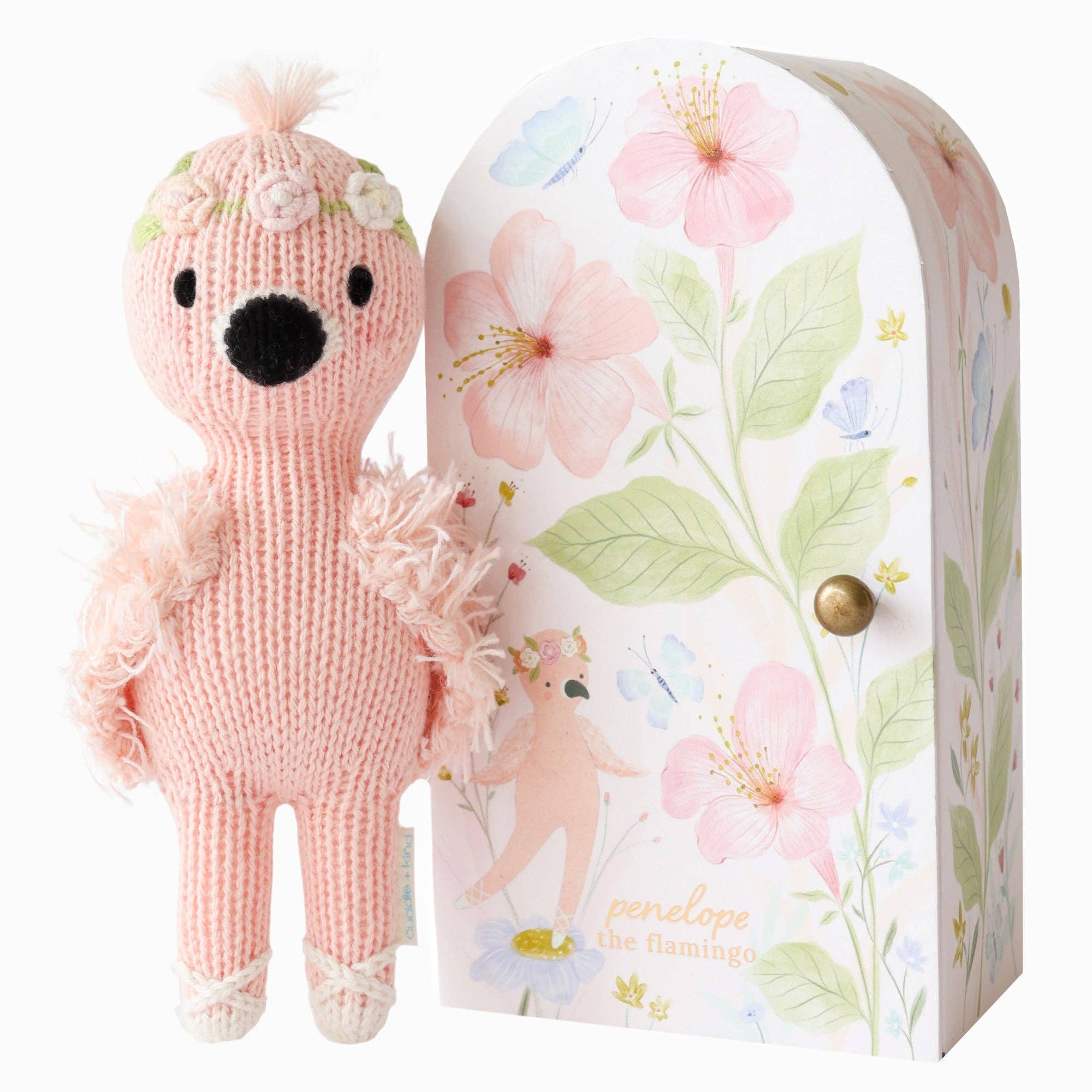 Tiny Penelope the Flamingo | cuddle + kind
