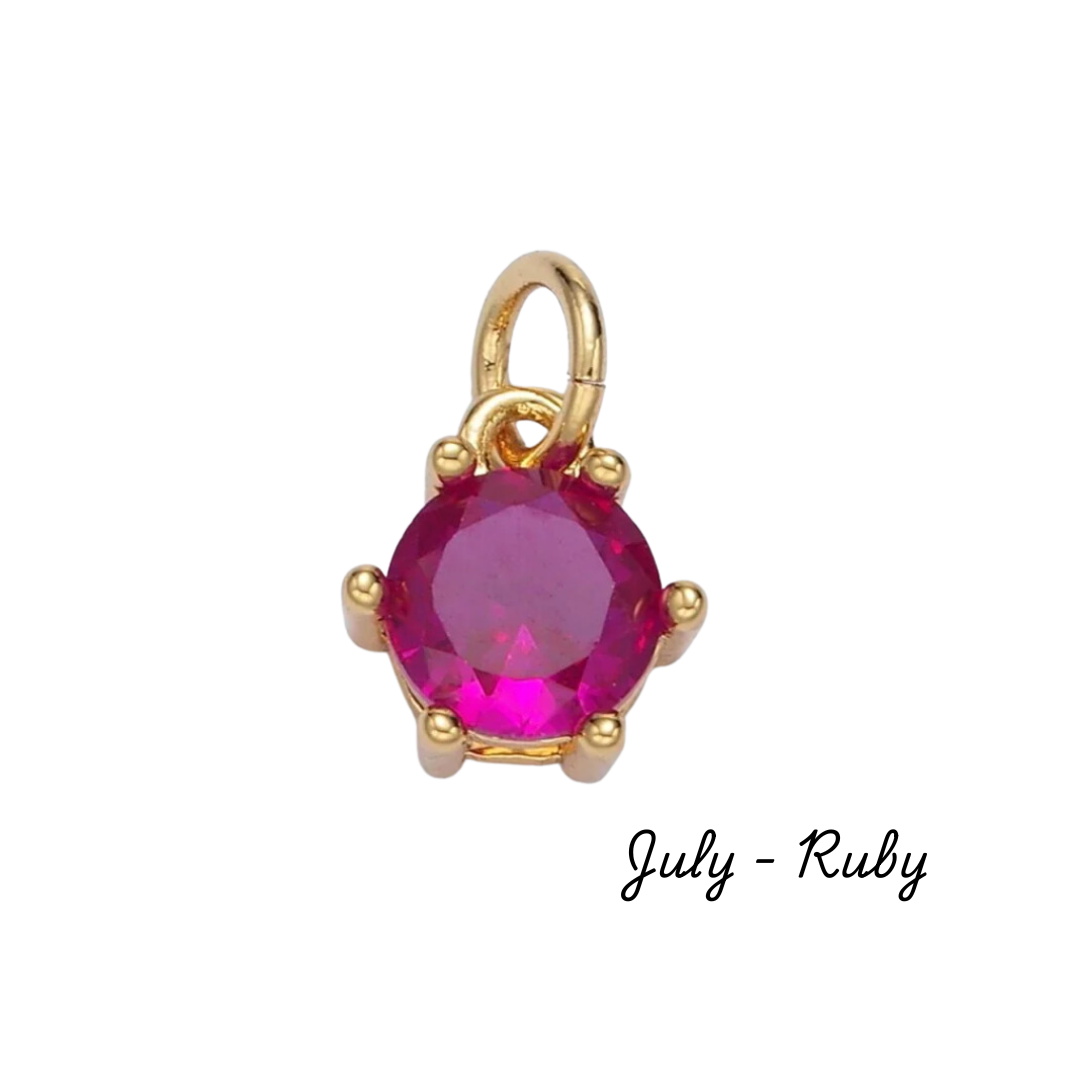 Gem Birthstone Charm Collection