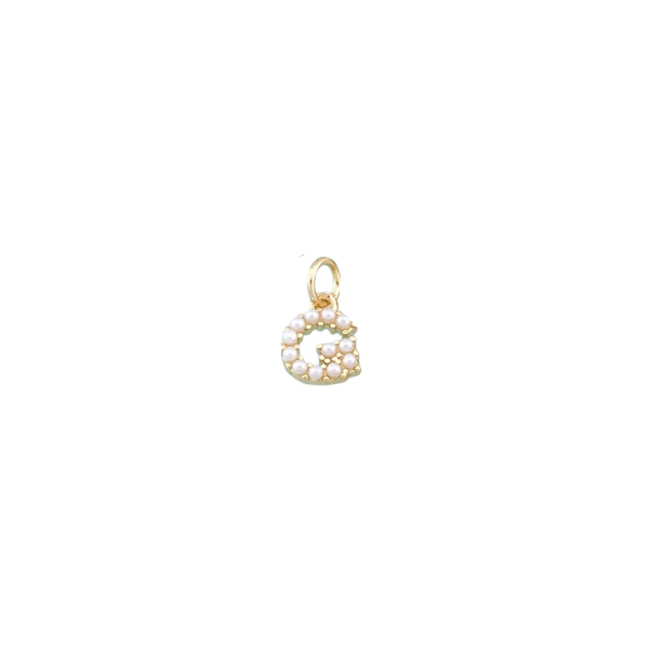 Pearl Letter Charm Collection